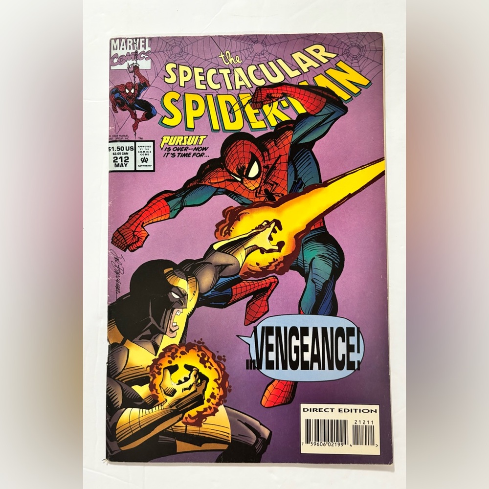 1994 Marvel The Spectacular Spider-Man Comic Book – Direct Edition